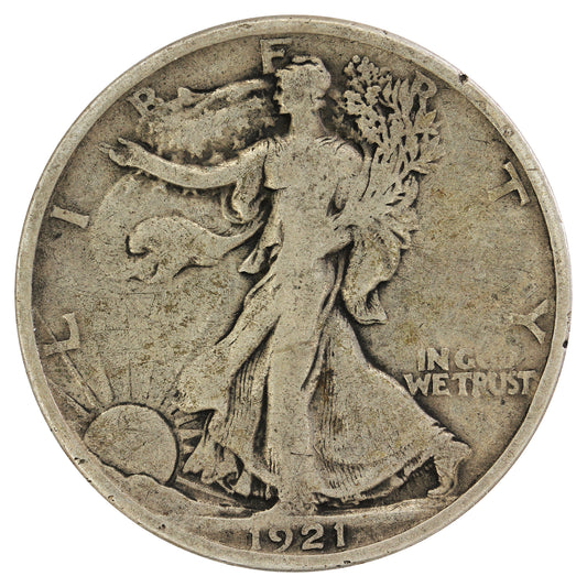 1921 USA Half Dollar Very Good (VG8) $