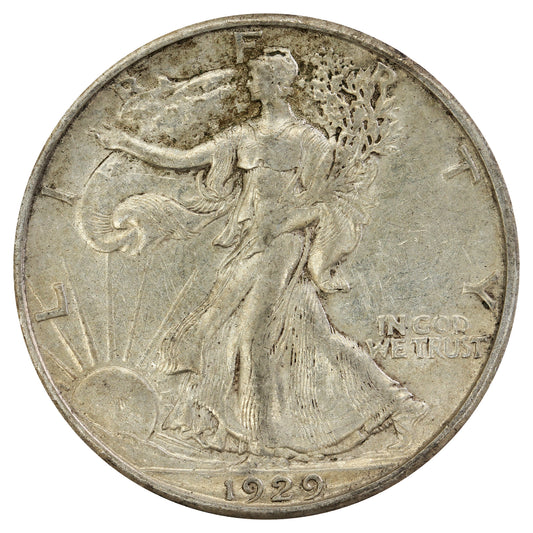 1929 D USA Half Dollar Extra Fine (EF40) $