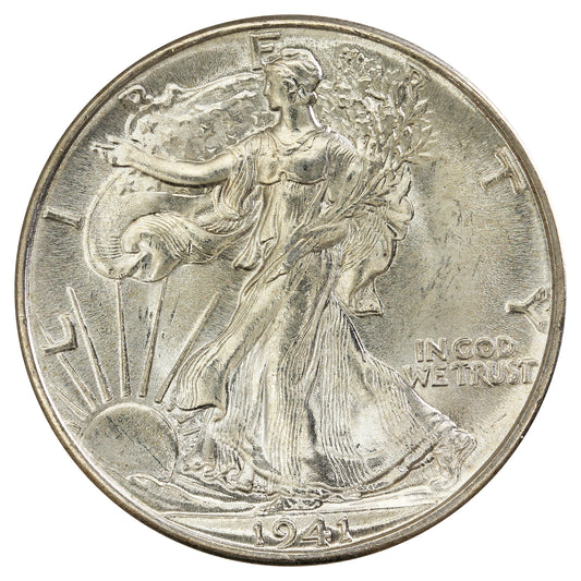 1941 USA Half Dollar Choice Brilliant Uncirculated (MS64) $