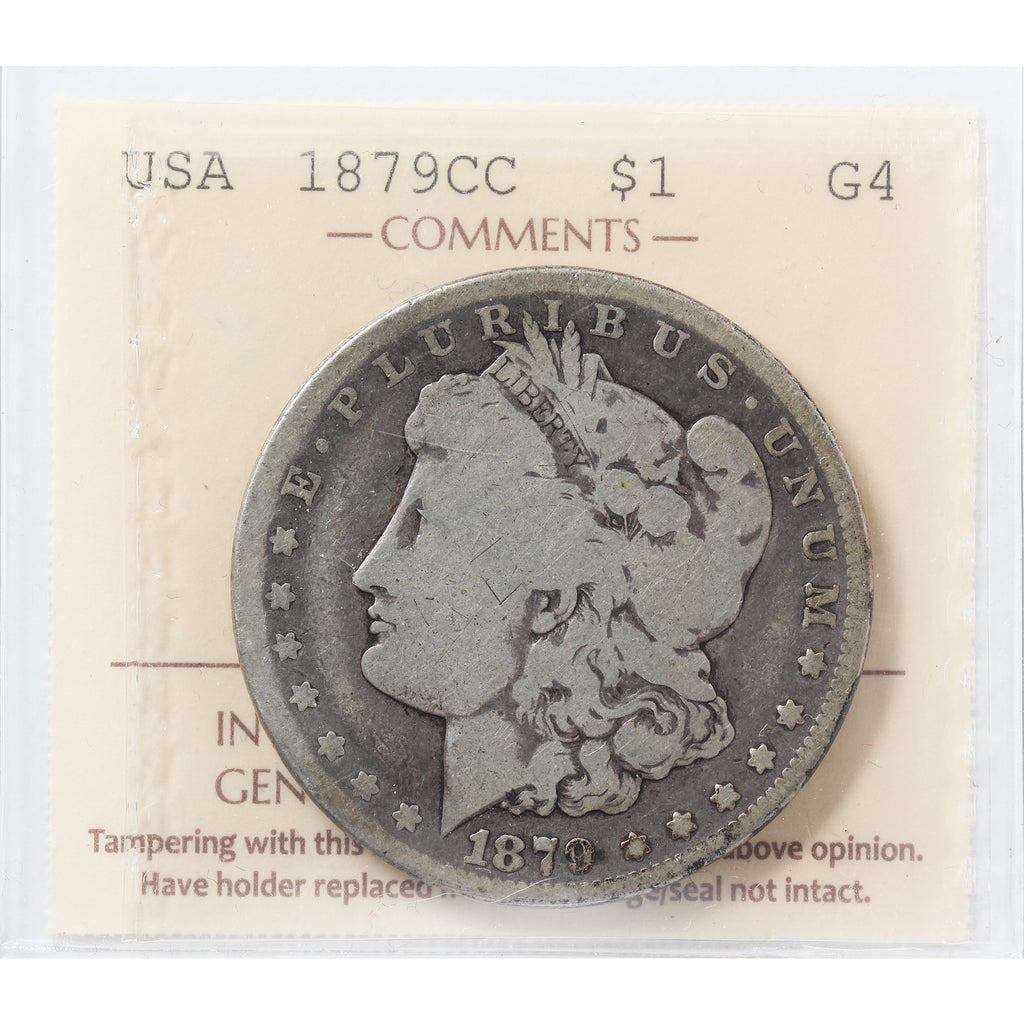 1879 CC USA Dollar ICCS Certified G4 (XWZ 885)