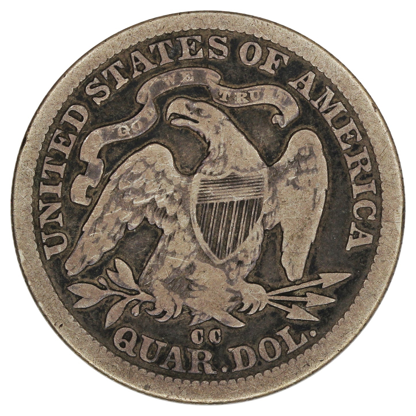 1876 CC USA Quarter Very Fine (VF20) $