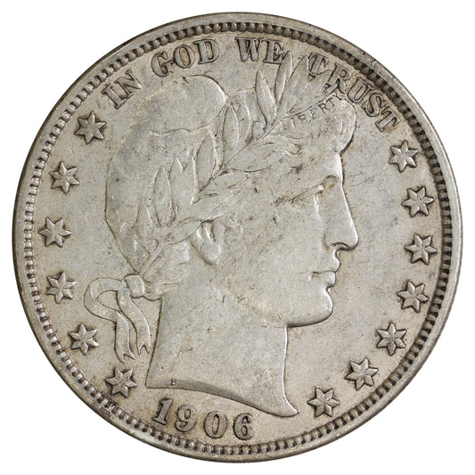 1906 S USA Half Dollar Extra Fine (EF40) $