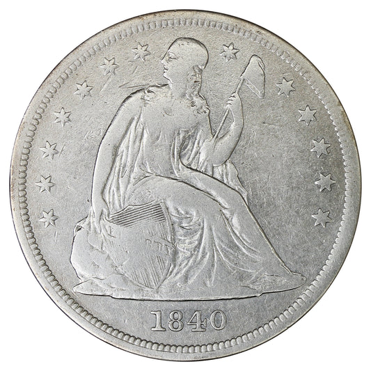 1840 USA Dollar VG-F (VG10) $