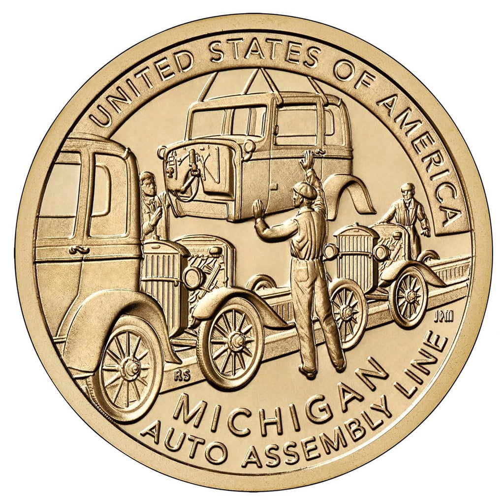 2025 P Michigan USA American Innovation Dollar Uncirculated (MS60)