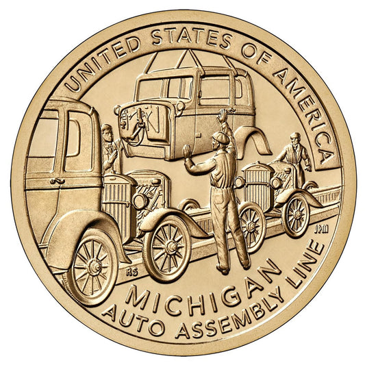 2025 P Michigan USA American Innovation Dollar Uncirculated (MS60)