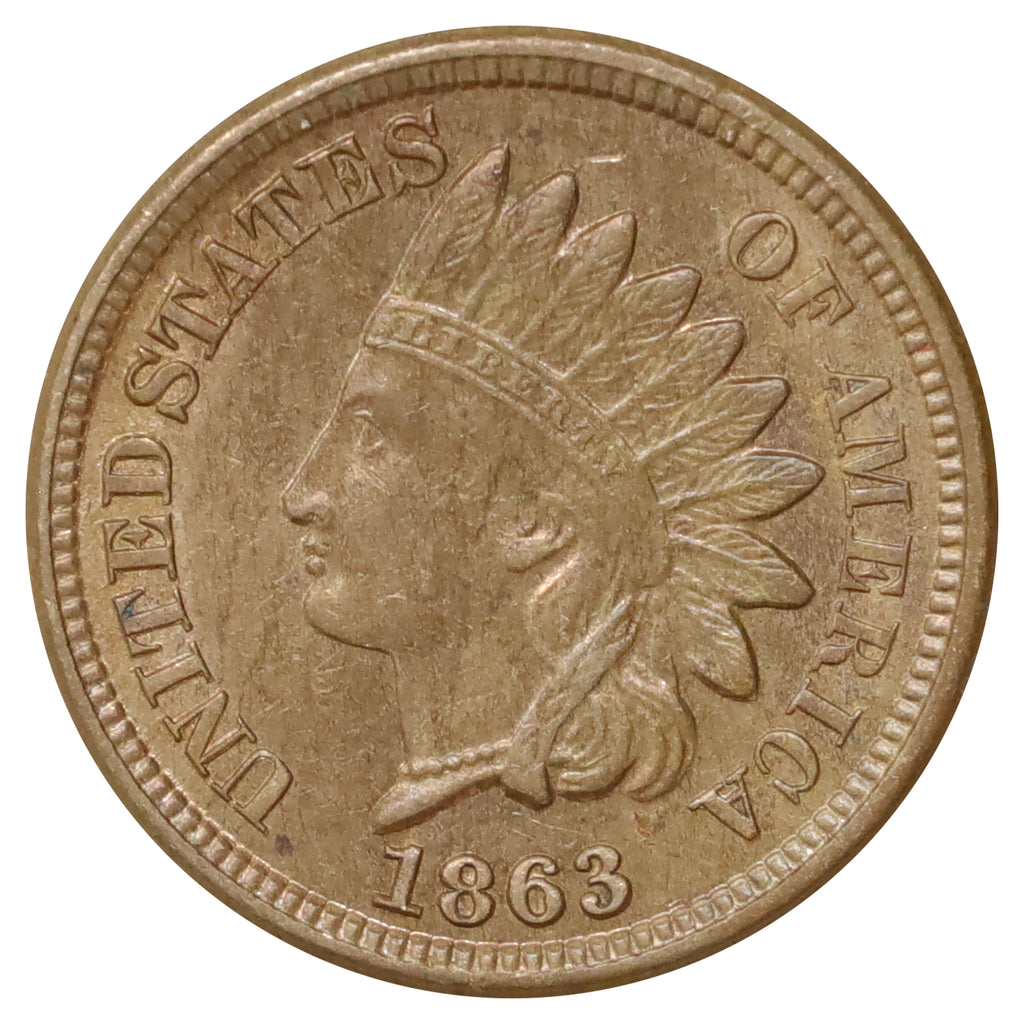 1863 USA Cent Uncirculated (MS60) $