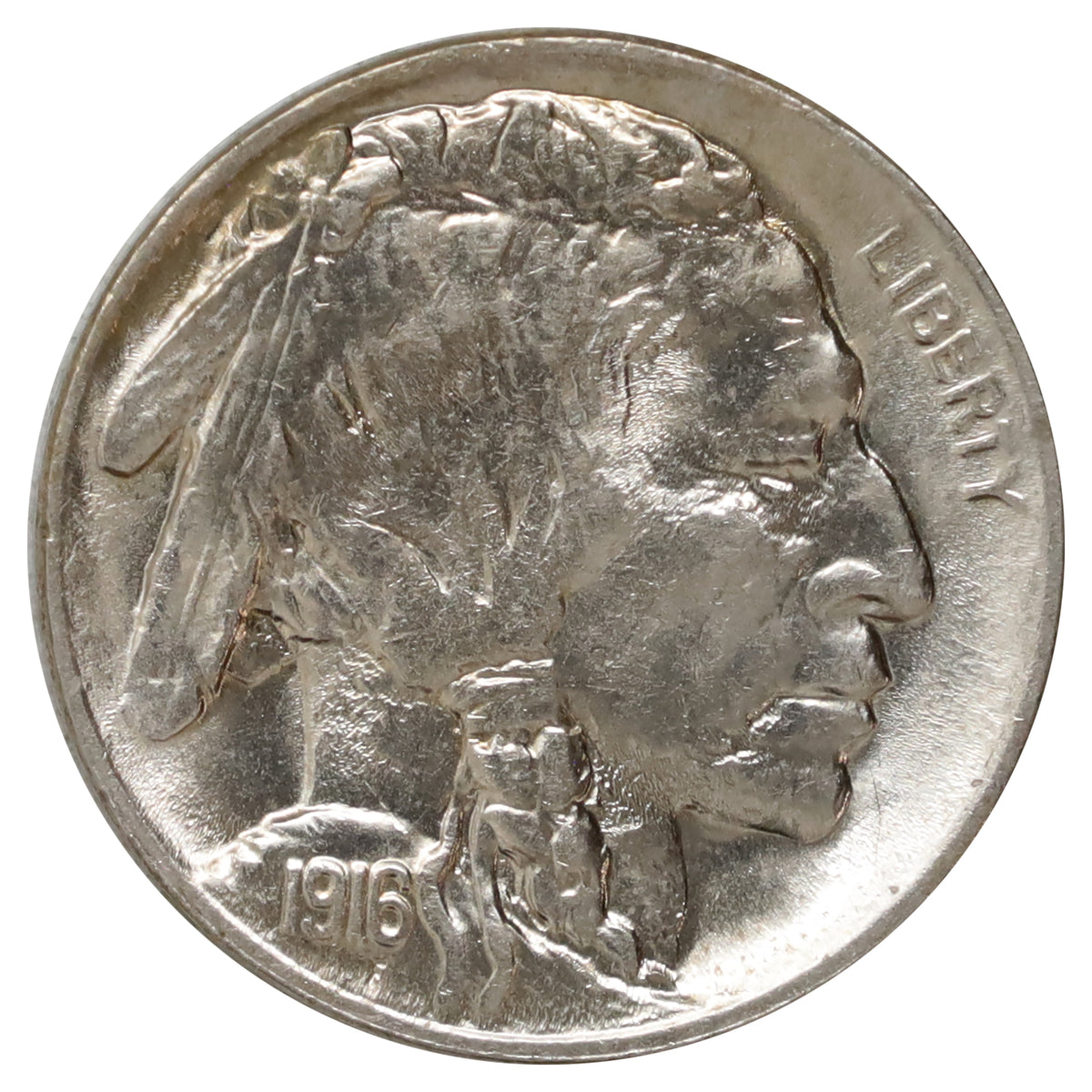 1916 USA Nickel Choice Brilliant Uncirculated (MS64) $