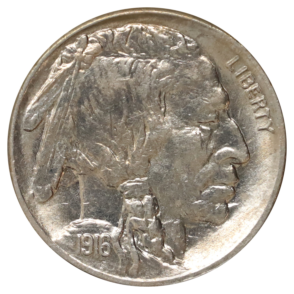 1916 S USA Nickel UNC+ (MS62) $