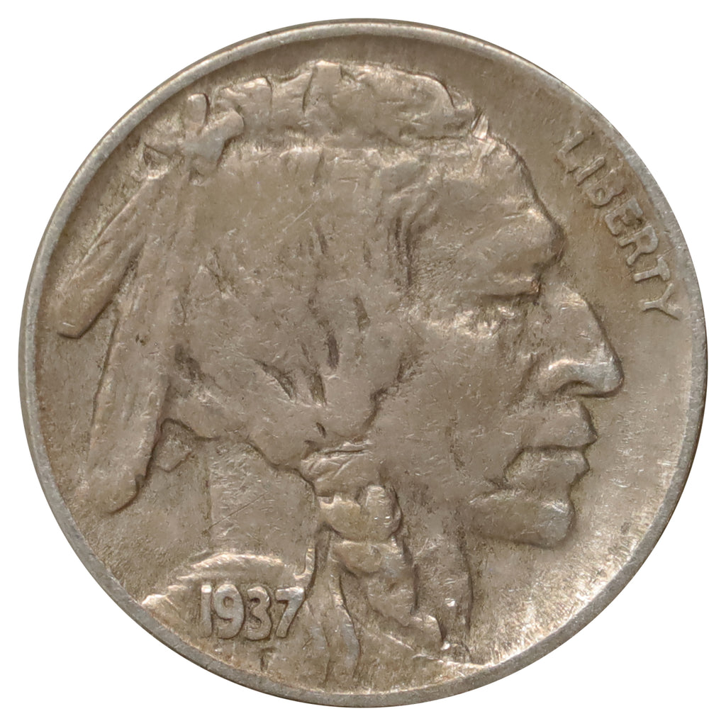 1937 D 3 Legged Buffalo USA Nickel Extra Fine (EF40) $