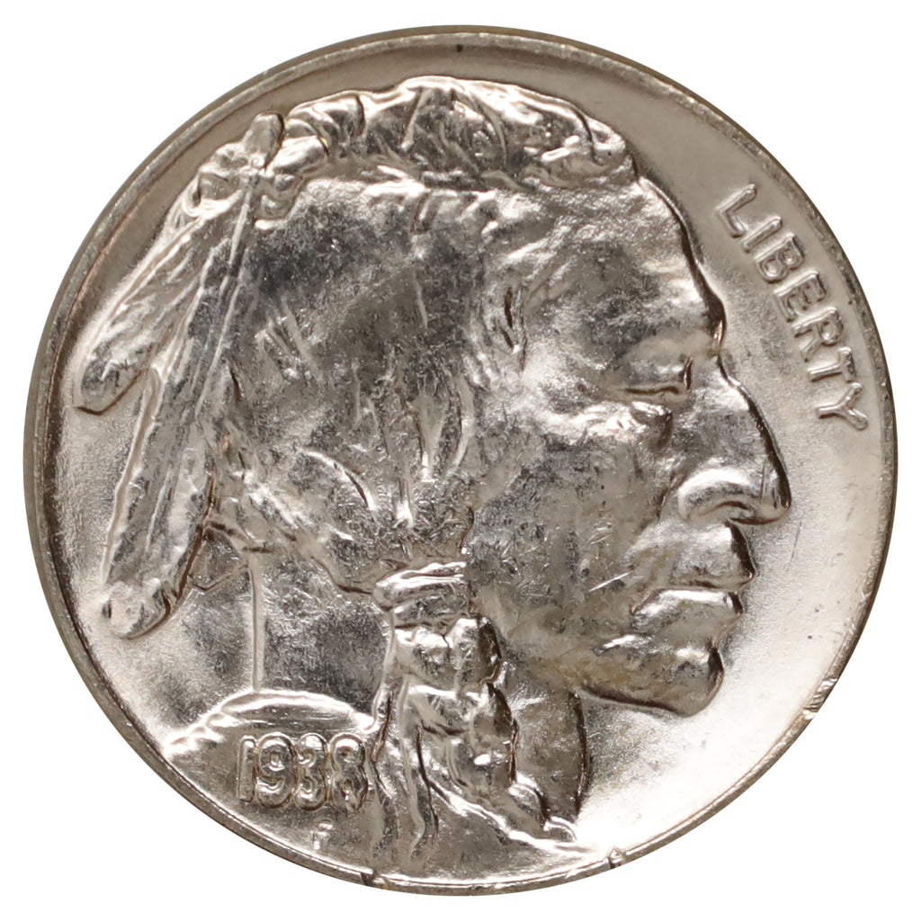 1938 D USA Nickel Gem Brilliant Uncirculated (MS65)