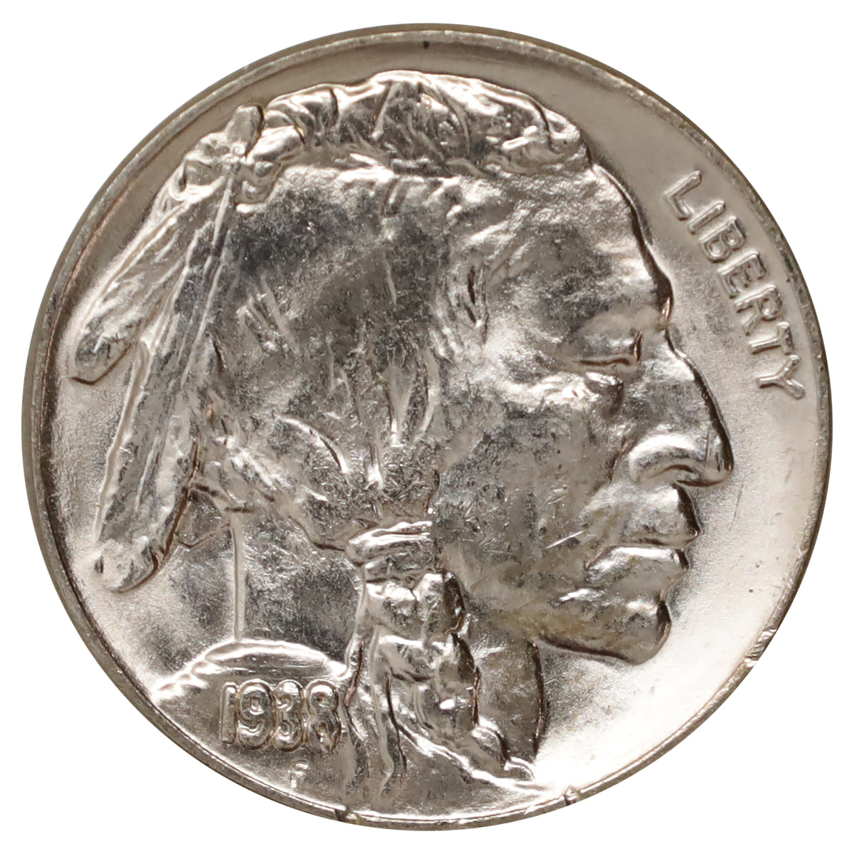 1938 D USA Nickel Gem Brilliant Uncirculated (MS65)