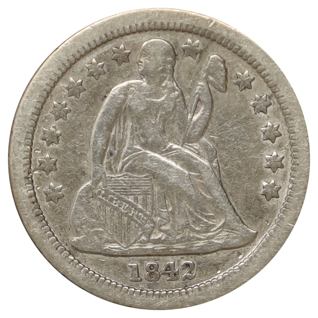 1842 O USA Dime Extra Fine (EF40) $