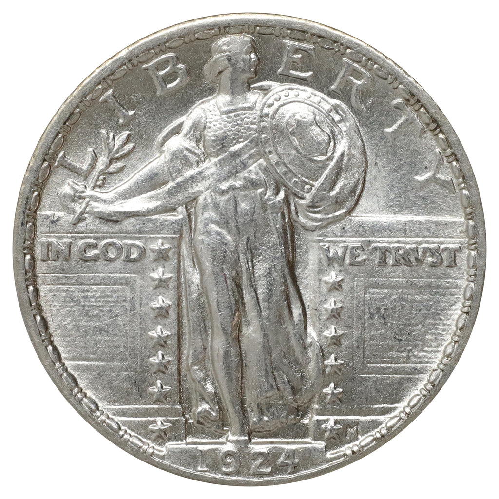 1924 USA Quarter UNC+ (MS62) $