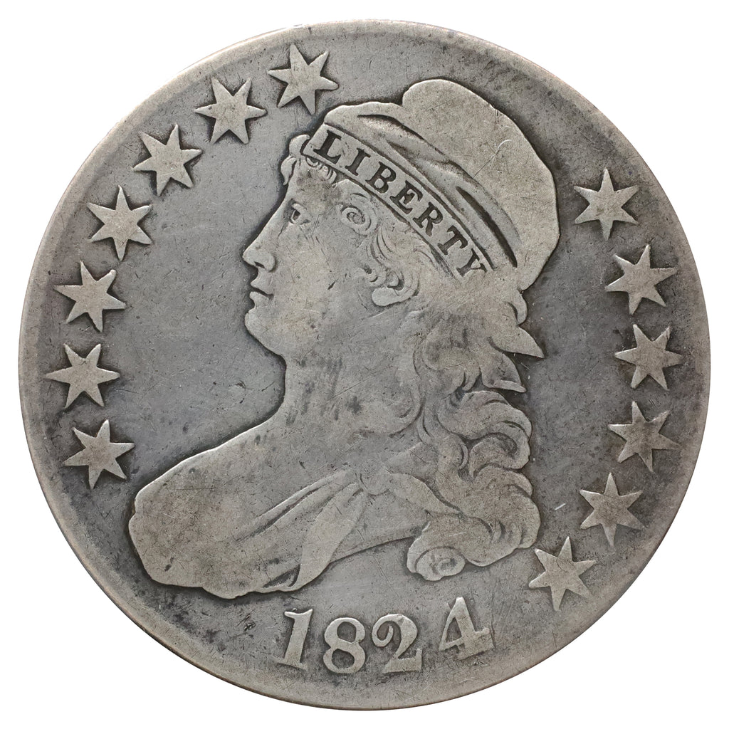 1824 USA Half Dollar F-VF (F15) $