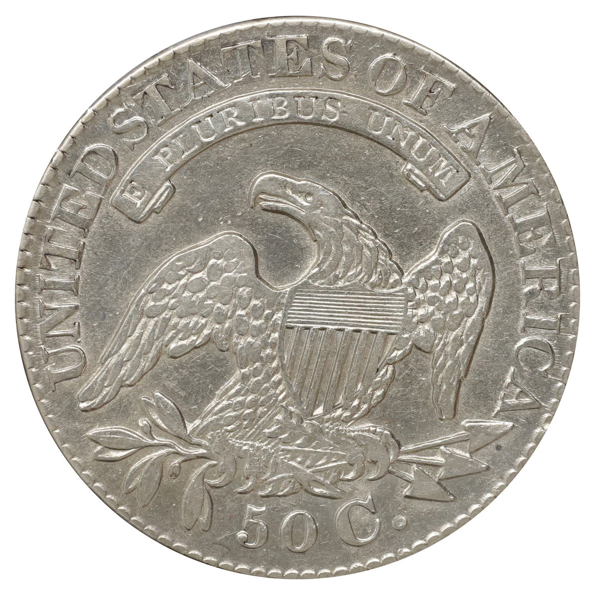 1828 Square Base 2, Large 8s USA Half Dollar Extra Fine (EF40) $