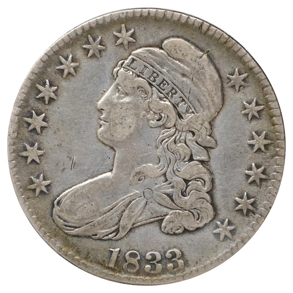 1833 USA Half Dollar Extra Fine (EF40) $