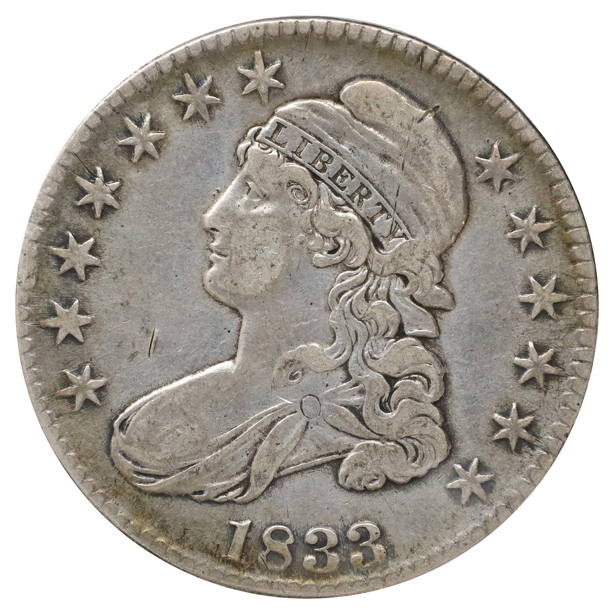 1833 USA Half Dollar Extra Fine (EF40) $