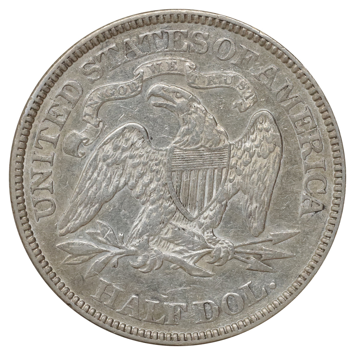 1876 USA Half Dollar Extra Fine (EF40) $