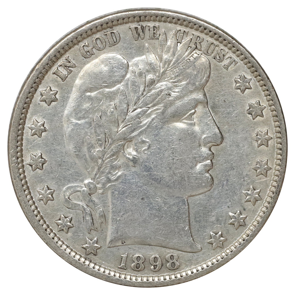 1898 USA Half Dollar Extra Fine (EF40) $