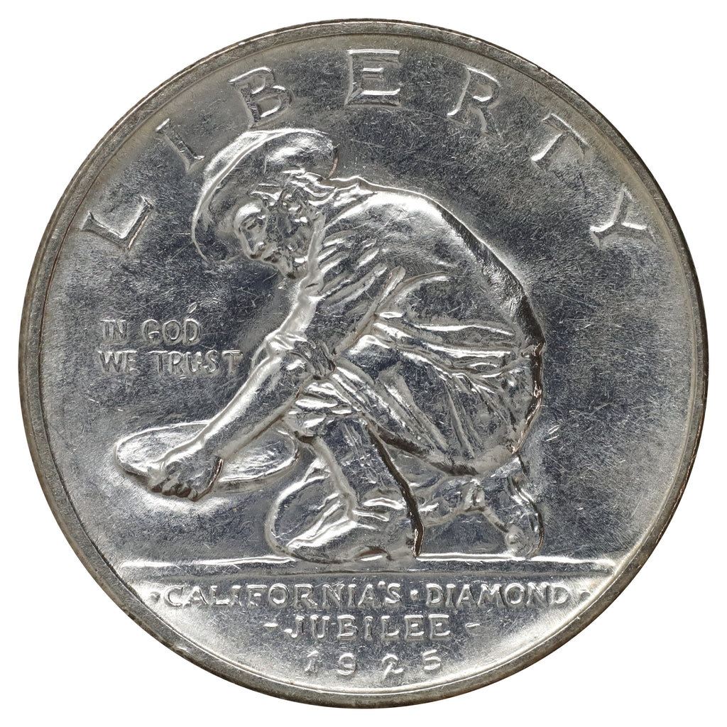 1925 S California Diamond Jubilee Half Dollar EF-AU (EF45) $