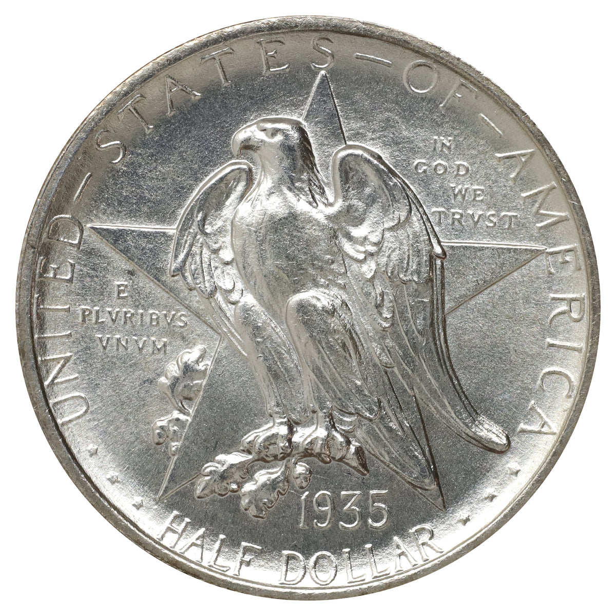 1935 Texas Independence USA Half Dollar Gem Brilliant Uncirculated (MS65) $