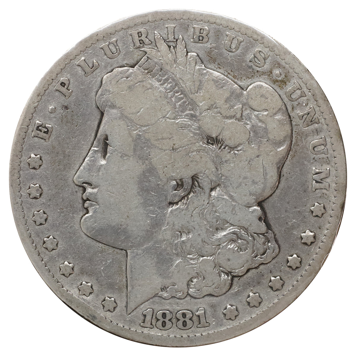 1881 CC USA Dollar Fine (F12) $