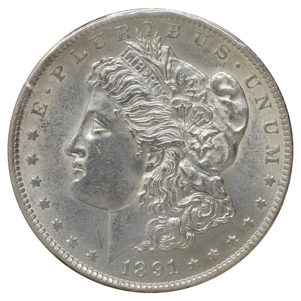 1891 S USA Dollar Brilliant Uncirculated (MS63) $