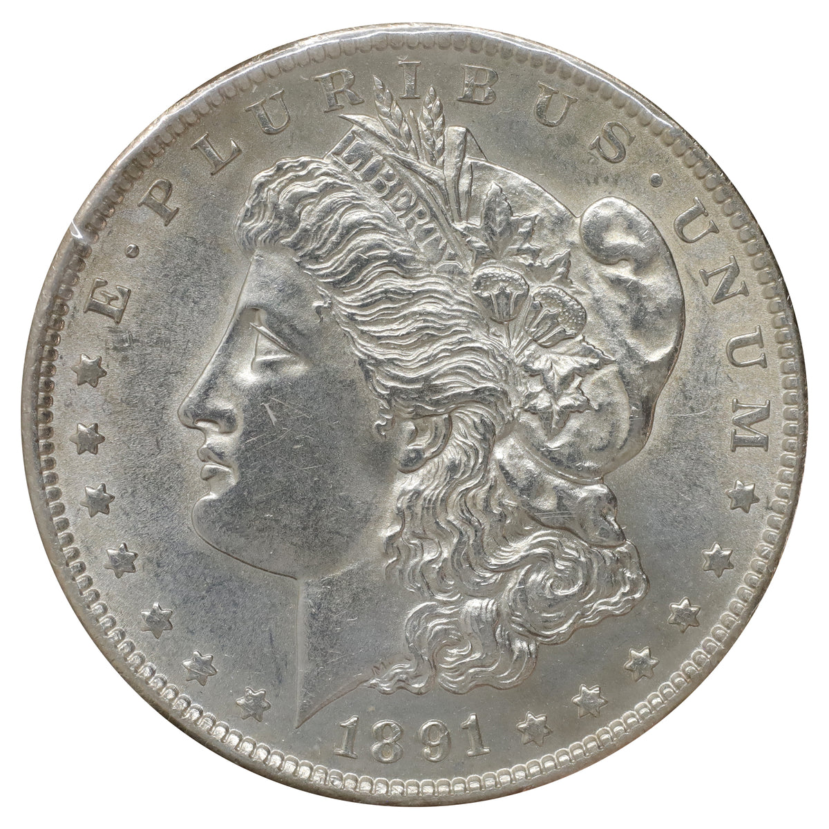 1891 S USA Dollar Brilliant Uncirculated (MS63) $