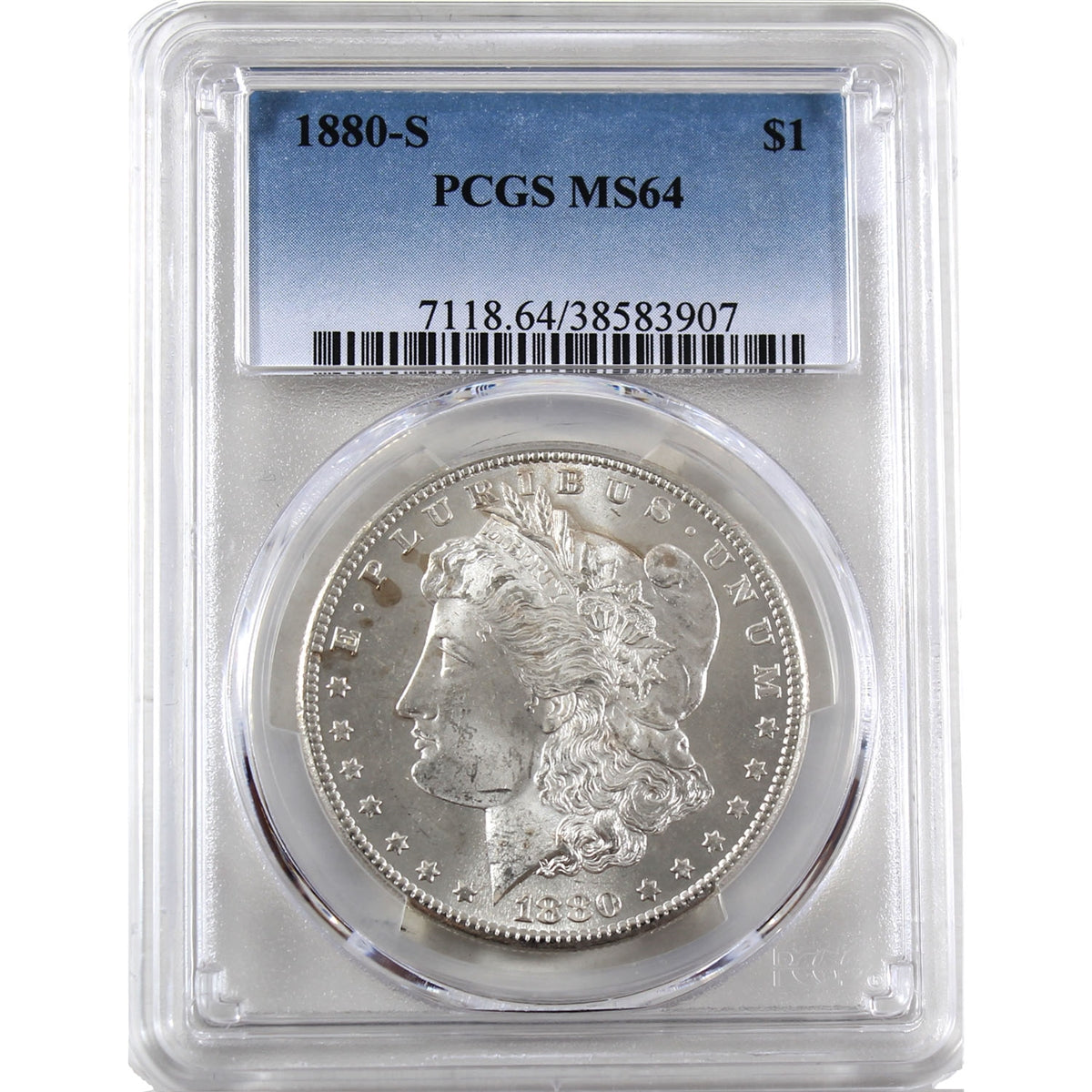 1880 S USA Dollar PCGS Certified MS64