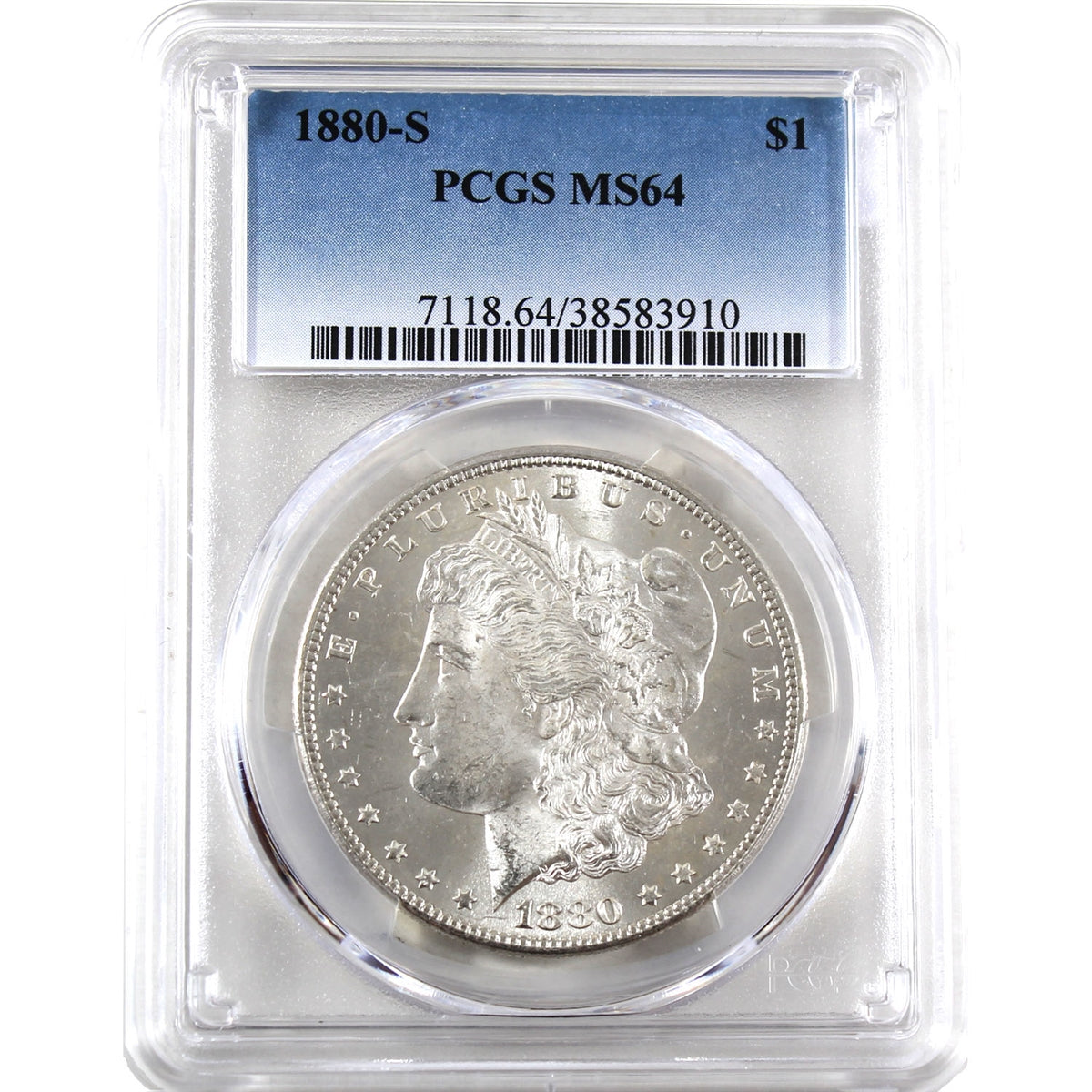 1880 S USA Dollar PCGS Certified MS64