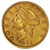 1902 S USA $20 Gold Double Eagle EF-AU (EF45)