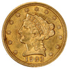 1903 USA $2.50 Gold Quarter Eagle Brilliant Uncirculated (MS63)