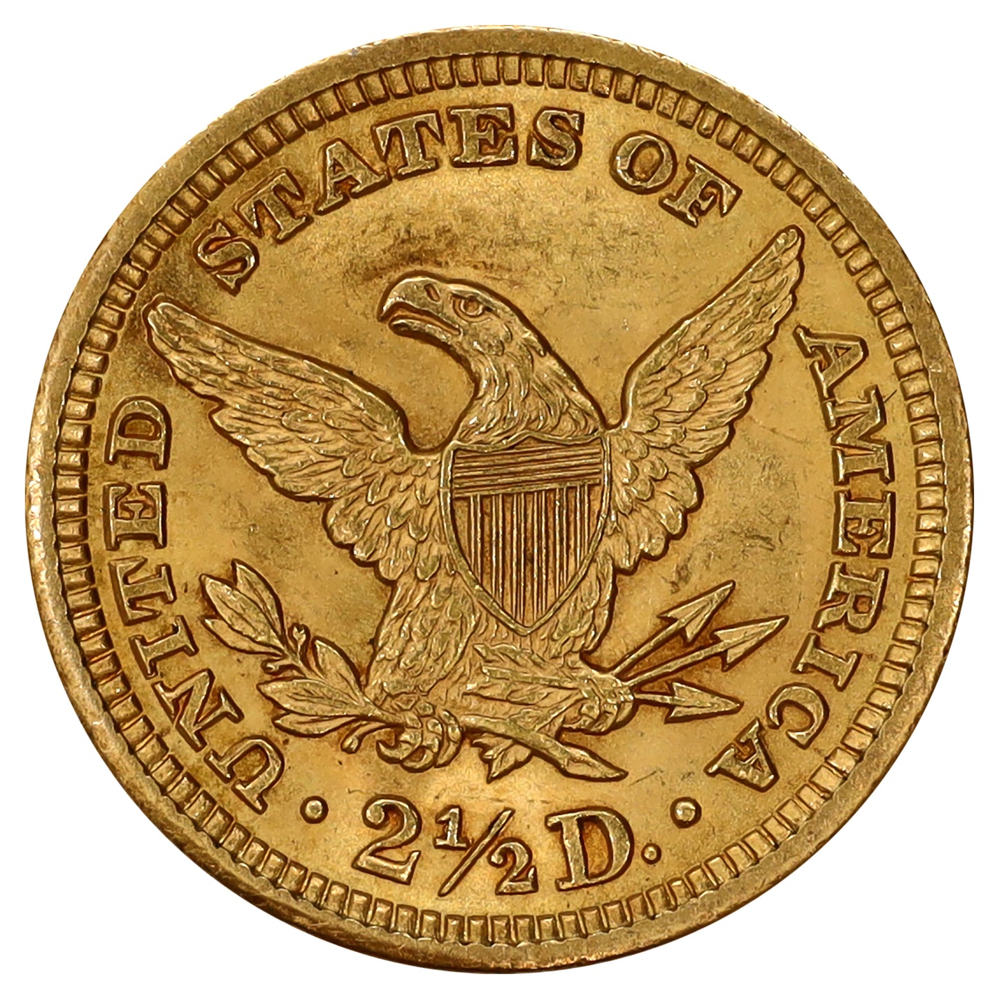 1903 USA $2.50 Gold Quarter Eagle Brilliant Uncirculated (MS63)