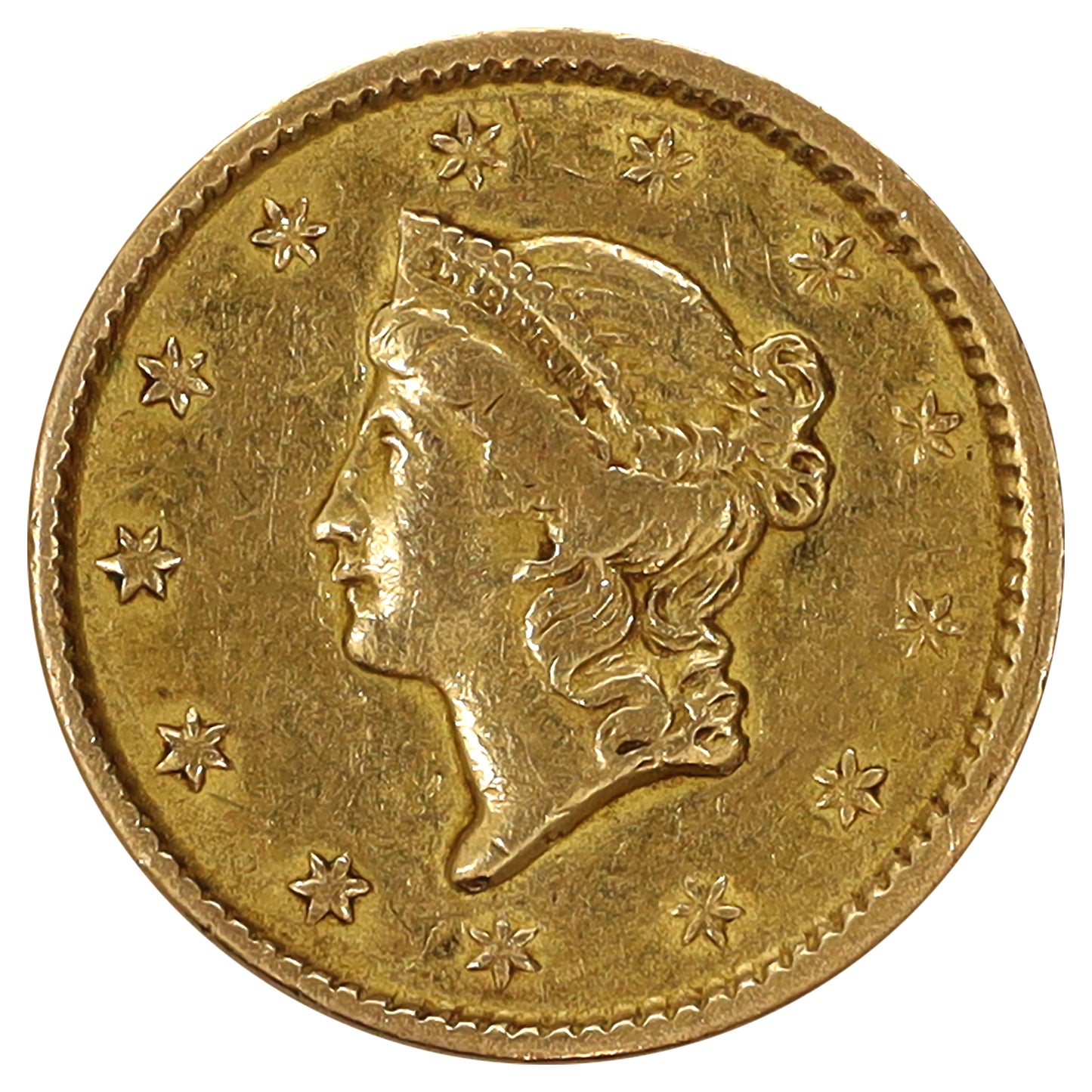 1851 USA Gold Dollar VF-EF (VF30)