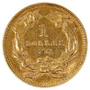 1861 USA Gold Dollar EF-AU (EF45)