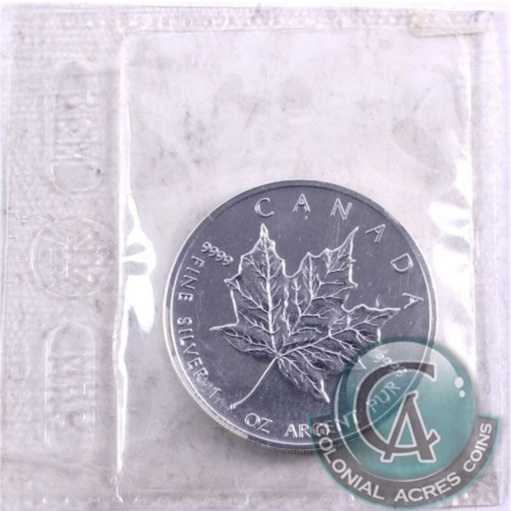 1994 Canada 1oz. Silver Maple Leaf SEALED (No Tax) May be lightly toned
