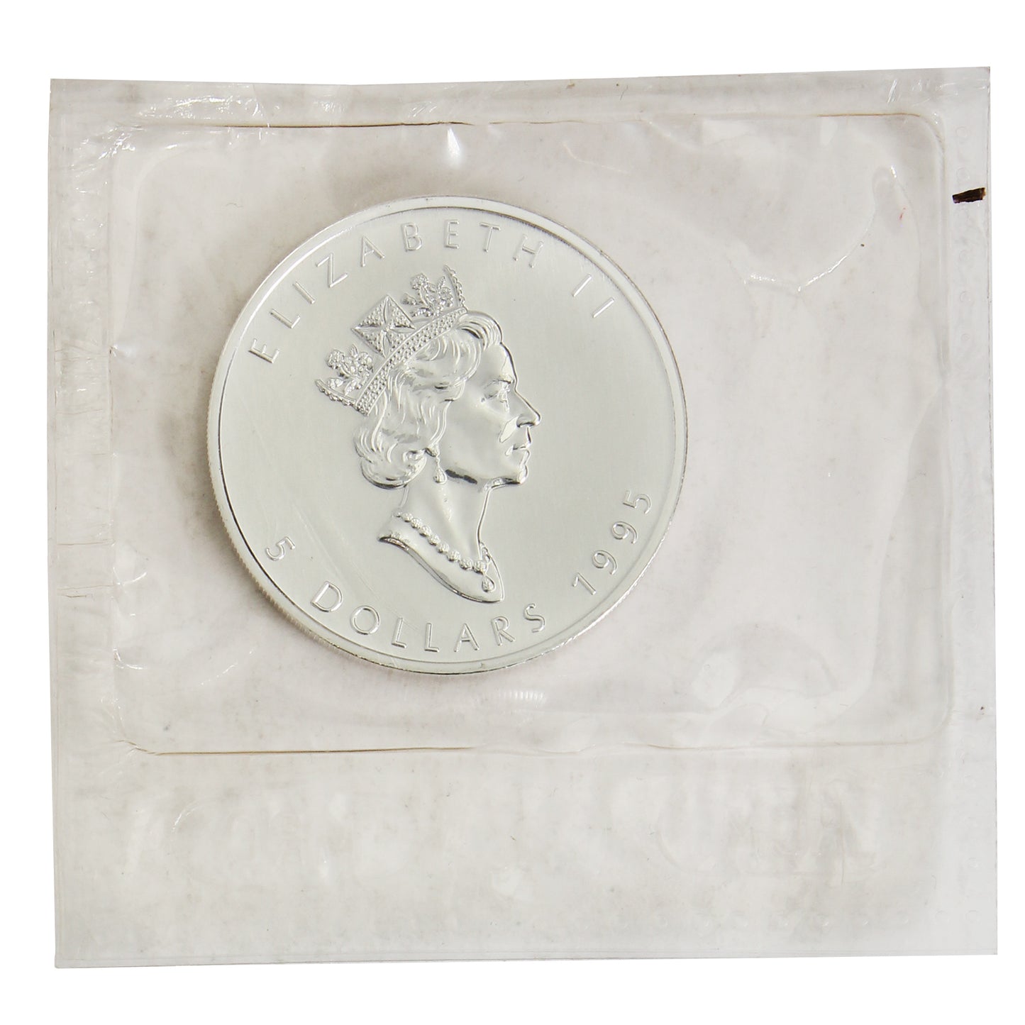 1995 Canada 1oz. Silver Maple Leaf SEALED (No Tax) May be lightly toned