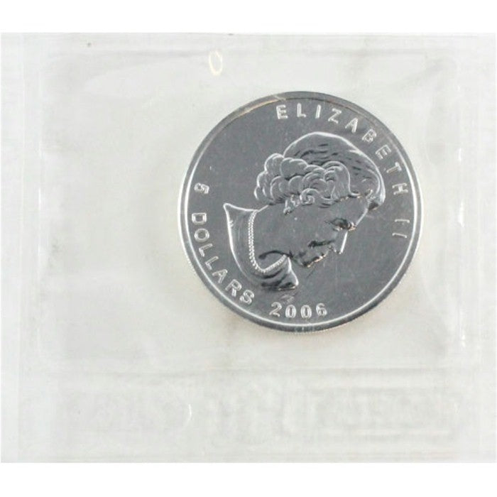2006 Canada $5 1oz .9999 Silver Maple Leaf SEALED (No Tax) Lightly Toned