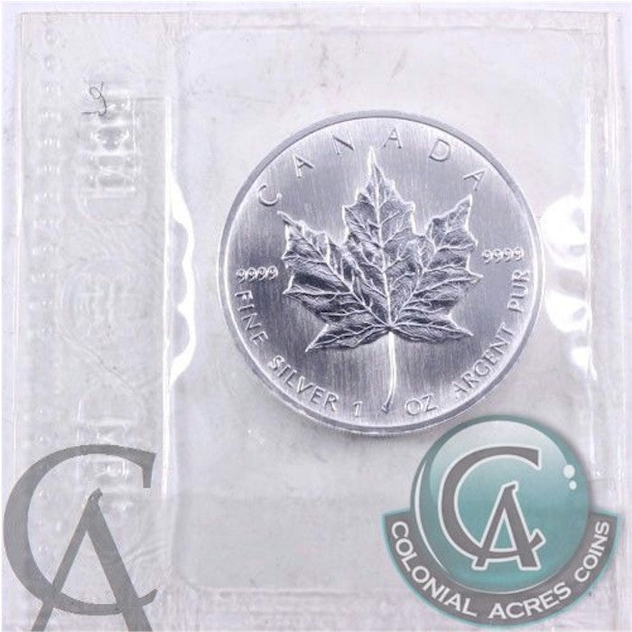 2006 Canada $5 1oz .9999 Silver Maple Leaf SEALED (No Tax) Lightly Toned