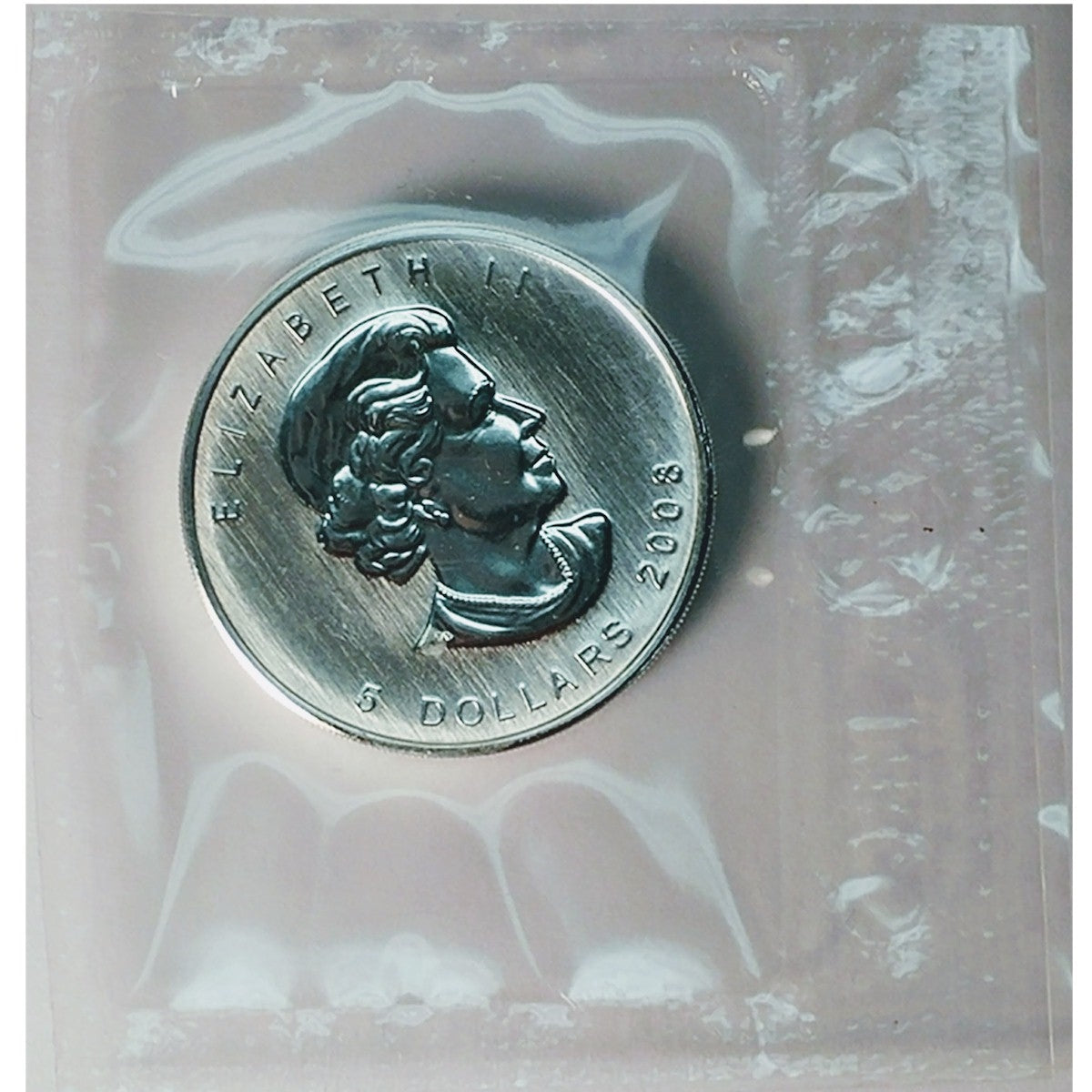 SALE! 2008 $5 Olympic SML 1oz SEALED (No Tax) May be lightly toned.