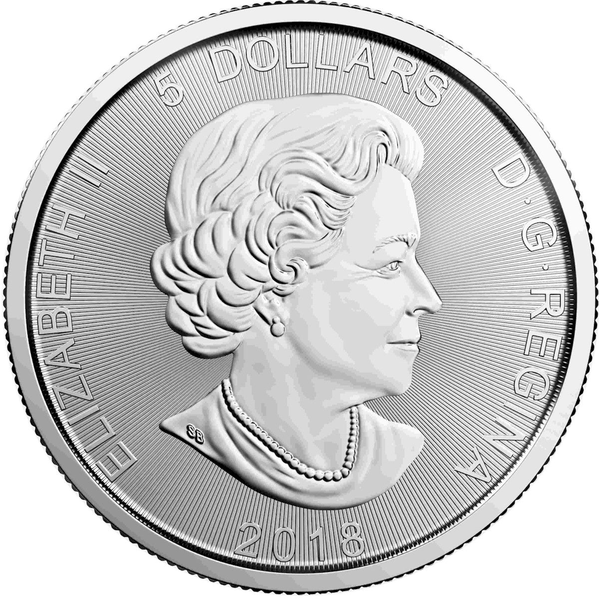 2018 Canada $5 Predator: Wolf 1oz Silver (No Tax) Rubbing/Scratches