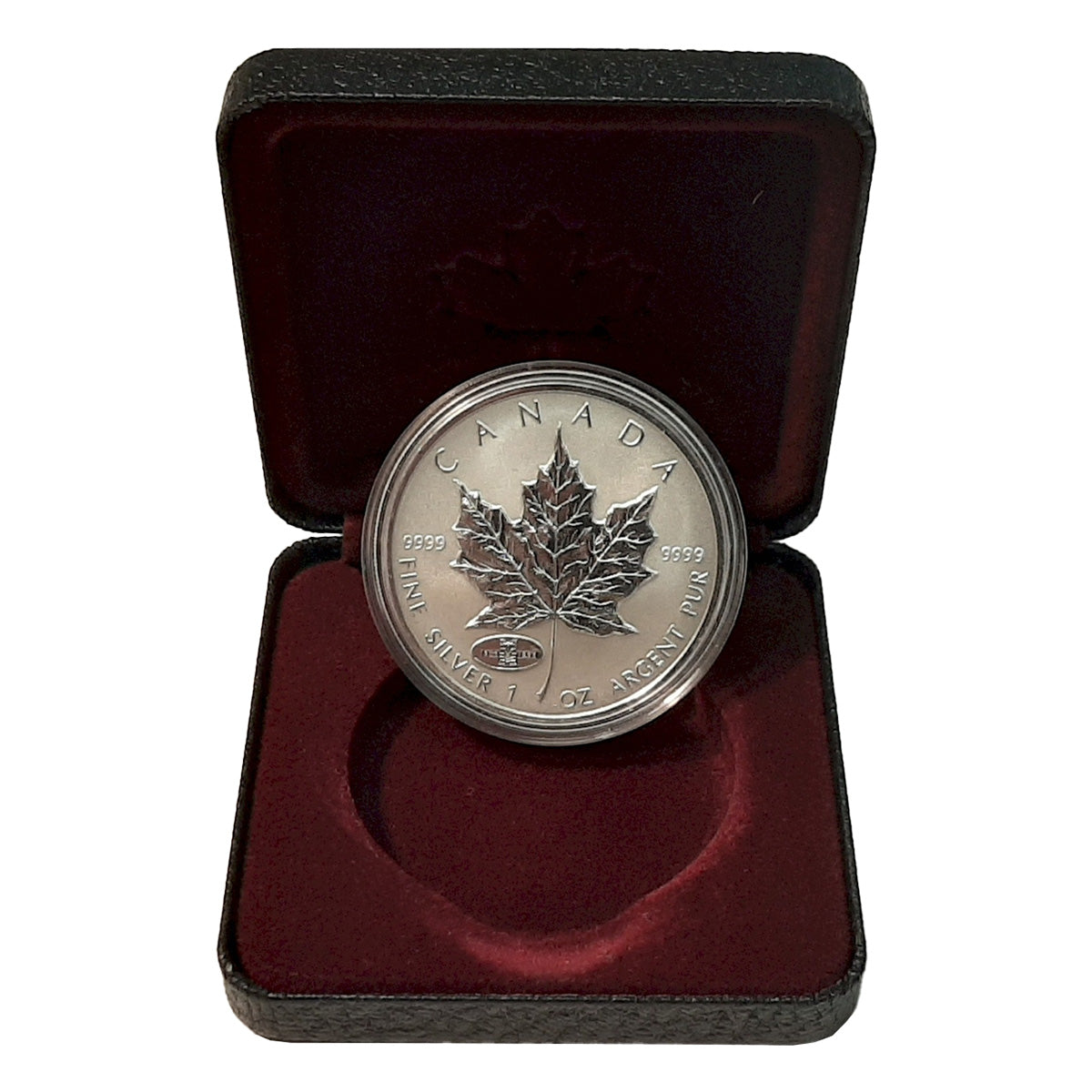 1908-1998 Anniversary Privy Mark 1oz. Silver Maple Leaf (TAX Exempt)