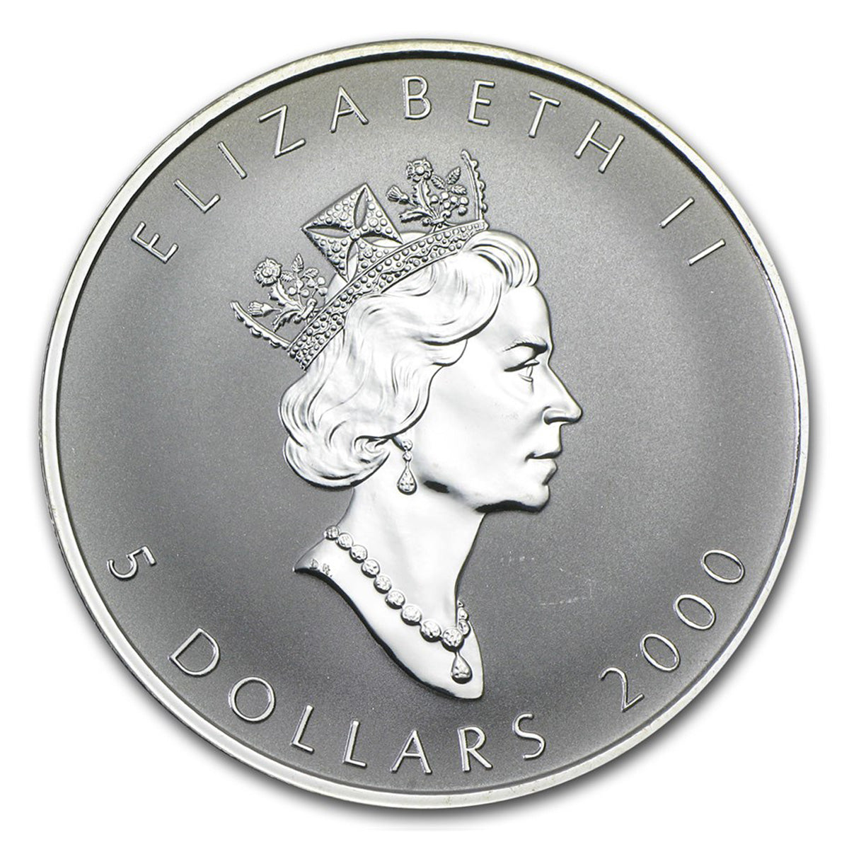 2000 Canada $5 Dragon Privy Mark 1oz Fine Silver Maple Leaf Coin (No Tax)