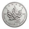 2000 Canada $5 Fireworks Privy 1oz. Silver Maple Leaf SEALED (No Tax) Lightly Toned