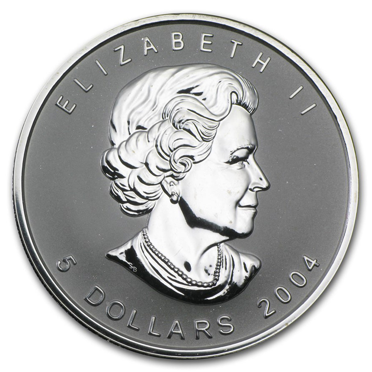 2004 Canada Sagittarius Privy Silver Maple Leaf (TAX Exempt) Edge Toning