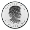 2012 Canada $5 Titanic Privy 1oz Fine Silver Maple Leaf (No Tax) May be lightly Toned