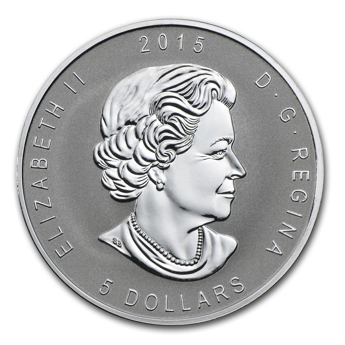 2015 Canada $5 E=mc² Einstein Privy 1oz Silver Maple Leaf (No Tax) Light toning