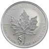 2016 Canada $5 Bigfoot Privy 1oz Silver Maple Leaf (No Tax) Lightly Toned Spots