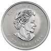 2016 Canada $5 Bigfoot Privy 1oz Silver Maple Leaf (No Tax) Lightly Toned Spots