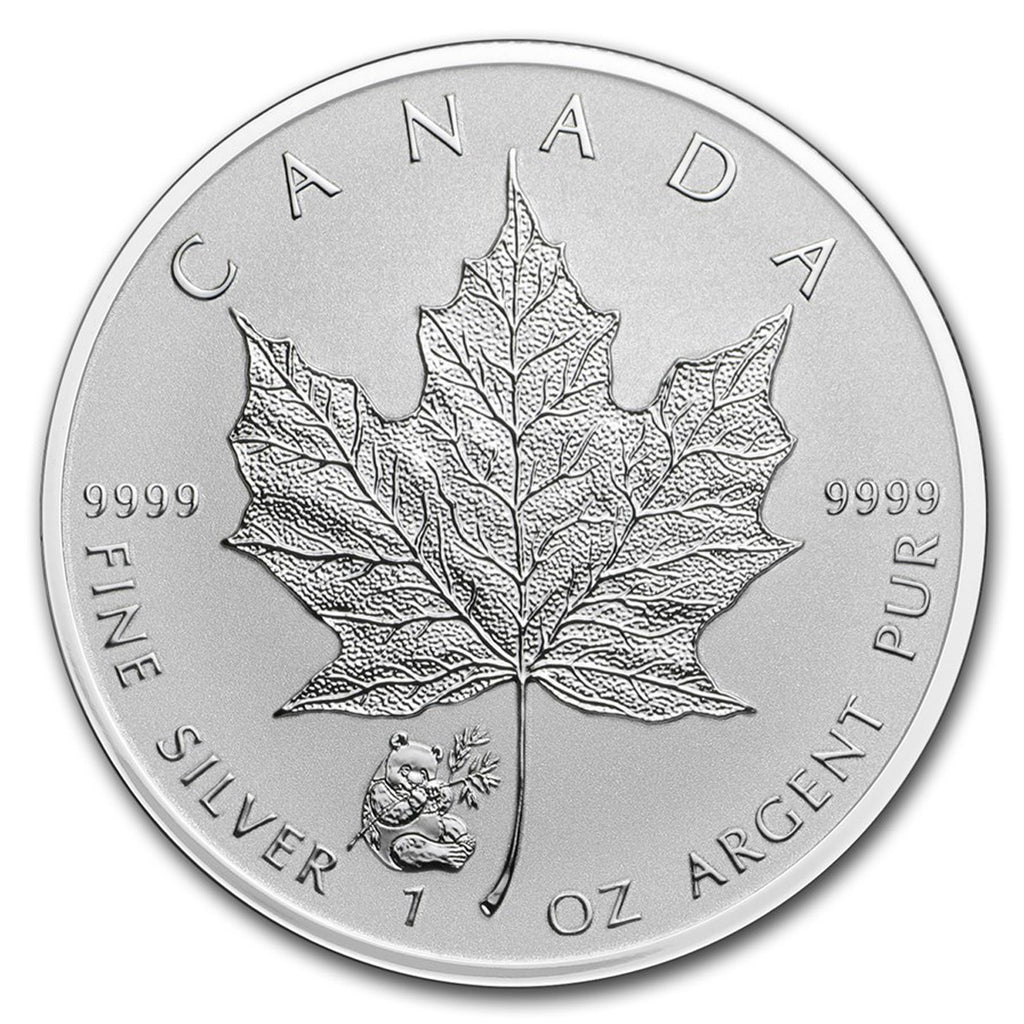 2016 Canada $5 Panda Privy 1oz .999 SEALED Silver Maple Leaf (No Tax)